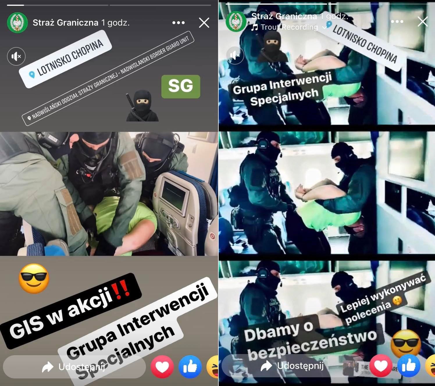 Funkcjonariusze pokazali, jak ćwiczą 