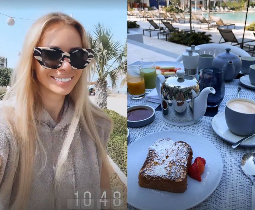 Izabela Janachowska bawi się z rodziną w Dubaju 