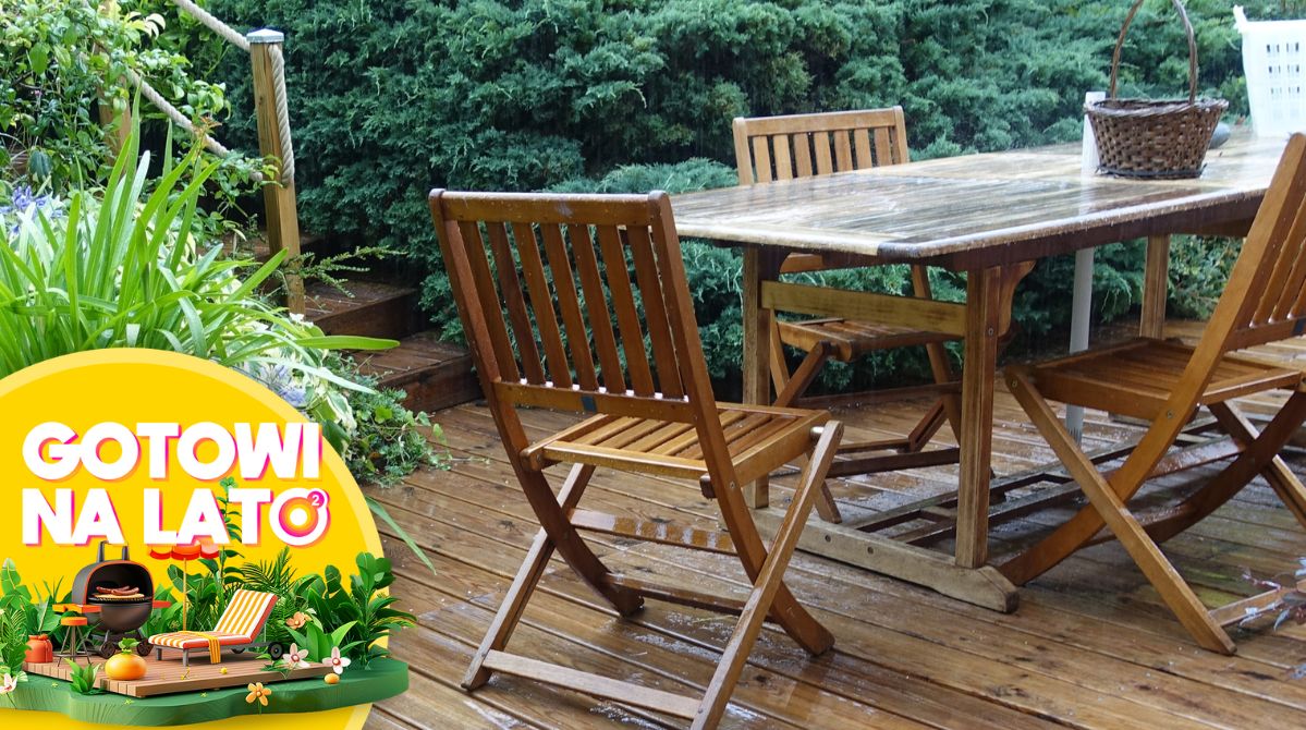 Protect your wooden garden furniture and decor from UV and moisture
