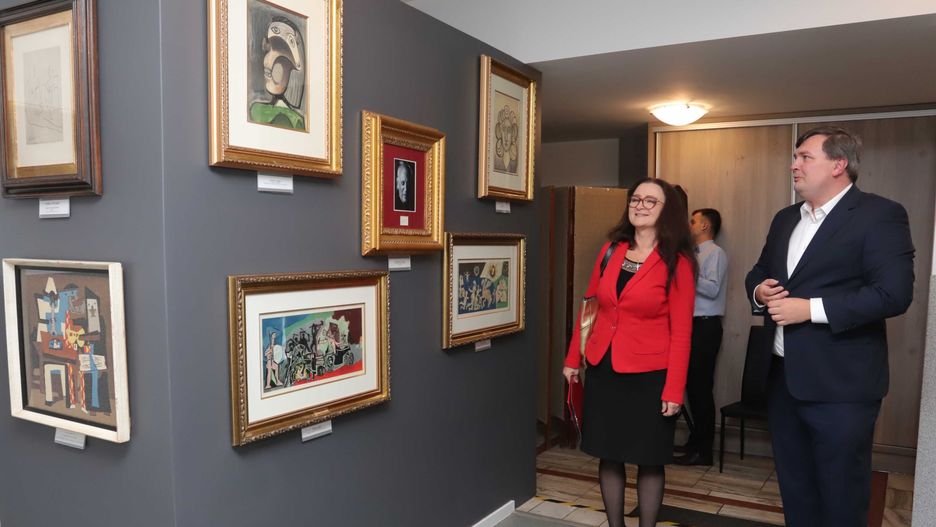 Wernisaż grafik Pabla Picassa w Luzinie