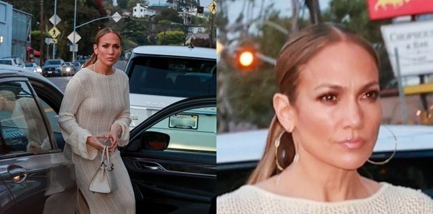 Jennifer Lopez wybrała się na kolację, dzierżąc torebkę za prawie 200 TYSIĘCY ZŁOTYCH. Fani się niepokoją: "Przykro patrzeć" (FOTO)