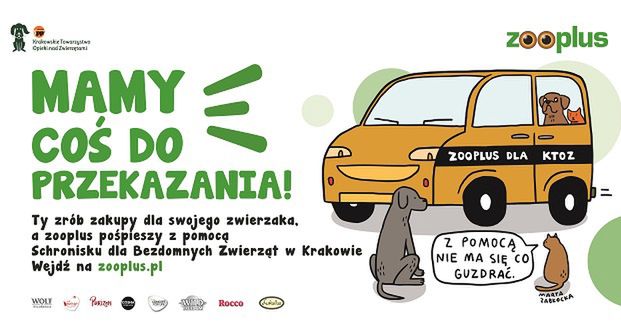 Sklep internetowy Zooplus z charytatywną akcją „Mamy coś do przekazania”