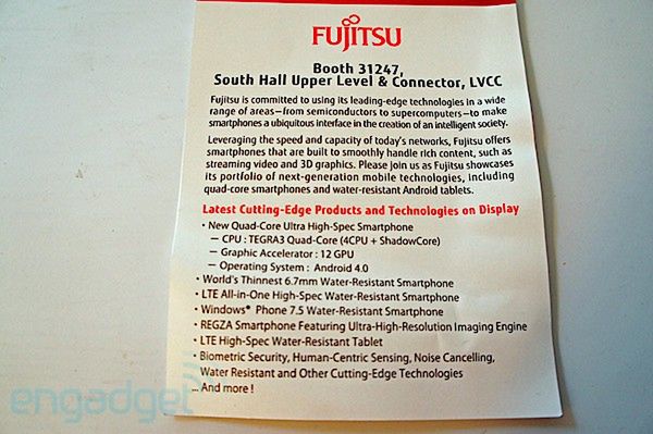 ulotka Fujitsu | fot. engadget.com