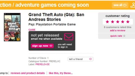 Grand Theft Auto: San Andreas Stories dla PSP?! 1