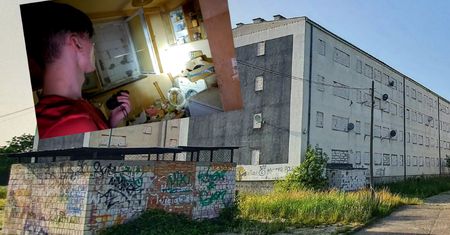 Dudziarska w Warszawie od środka. Eksploratorzy pokazali słynne "osiedle grozy"