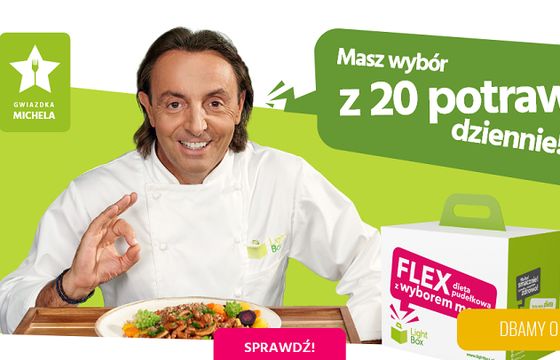 Michel Moran reklamuje catering dietetyczny LightBox (wideo)