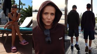 Odchudzona Aneta Zając relacjonuje wczasy na Teneryfie z nastoletnimi synami (ZDJĘCIA)