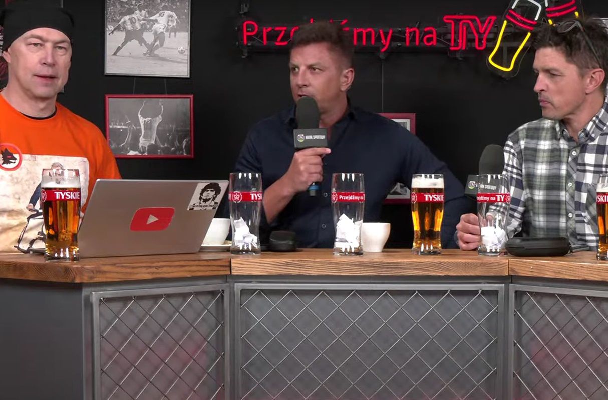 Na zdjęciu: Michał Pol, Mateusz Borek i Tomasz Smokowski