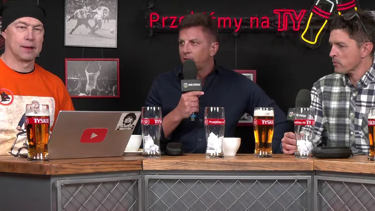 Na zdjęciu: Michał Pol, Mateusz Borek i Tomasz Smokowski