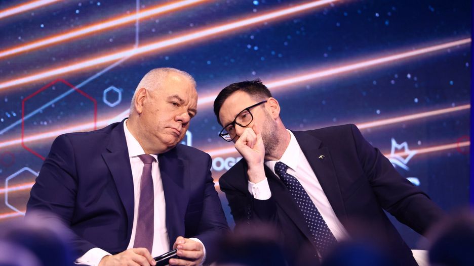 Jacek Sasin i Daniel Obajtek