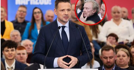 Incydent z Olbrychskim na wiecu Trzaskowskiego. Jest nagranie