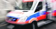 Zderzenie samochodu osobowego z busem w Zimnodole. Jedna osoba ranna