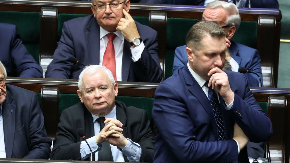 Jarosław Kaczyński i Przemysław Czarnek