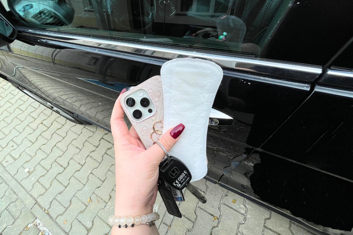 Wkładka higieniczna w aucie