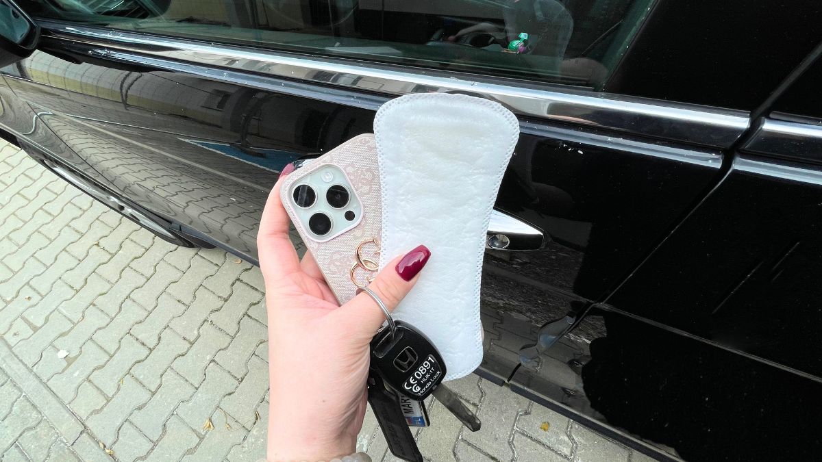 Wkładka higieniczna w aucie