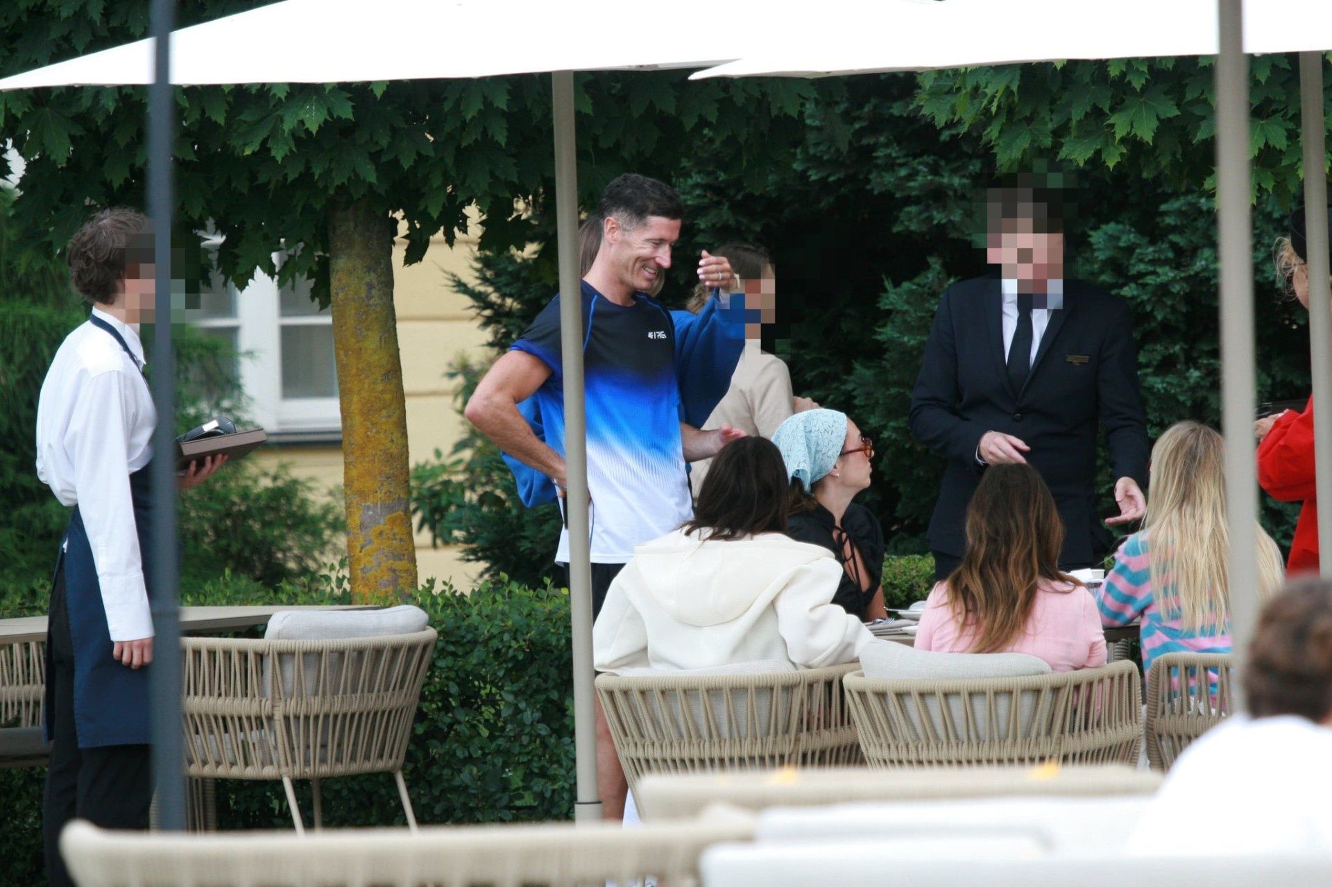 Lewandowscy ze znajomymi w Trójmieście
