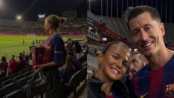 Anna Lewandowska trzyma popcorn i w towarzystwie WAGS DOPINGUJE Roberta Lewandowskiego. Taka żona to skarb?