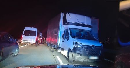 Na autostradzie A4 "pod prąd". Policja była bezlitosna