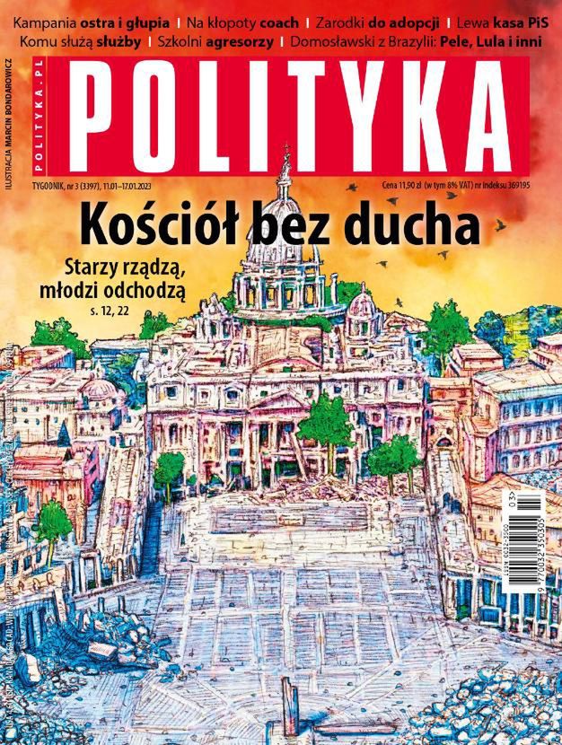 Okładka tygodnika "Polityka"