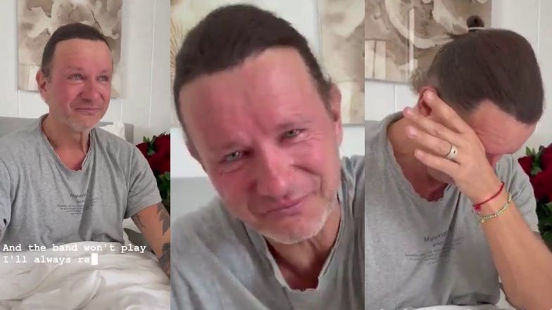 Wzruszony Radosław Majdan płacze nad urodzinowymi życzeniami od najbliższych