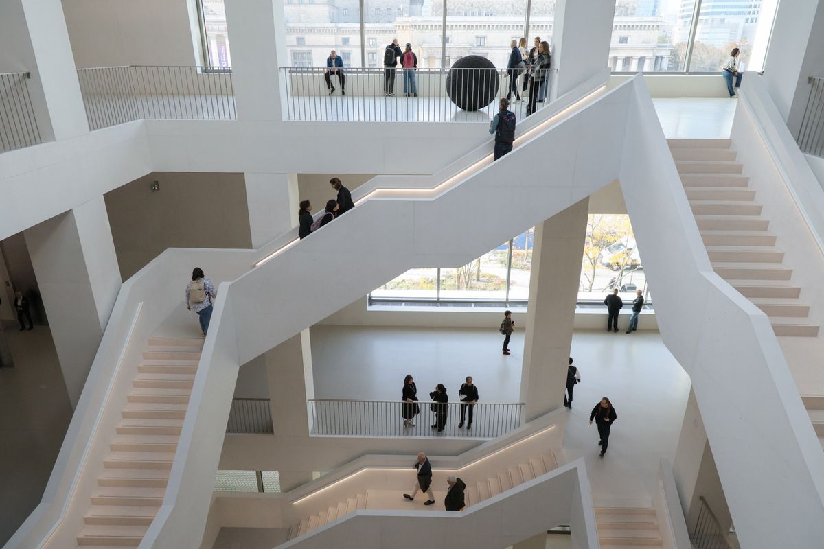 Tak wygląda wnętrze Muzeum Sztuki Nowoczesnej w Warszawie 
