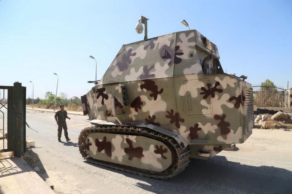 To nie film! Takimi „czołgami” domowej roboty Kurdowie walczą z islamistami z ISIS