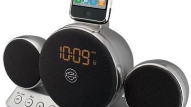 System głośników ze stacją dokującą i budzikiem dla miłośników marki Harley-Davidson 1