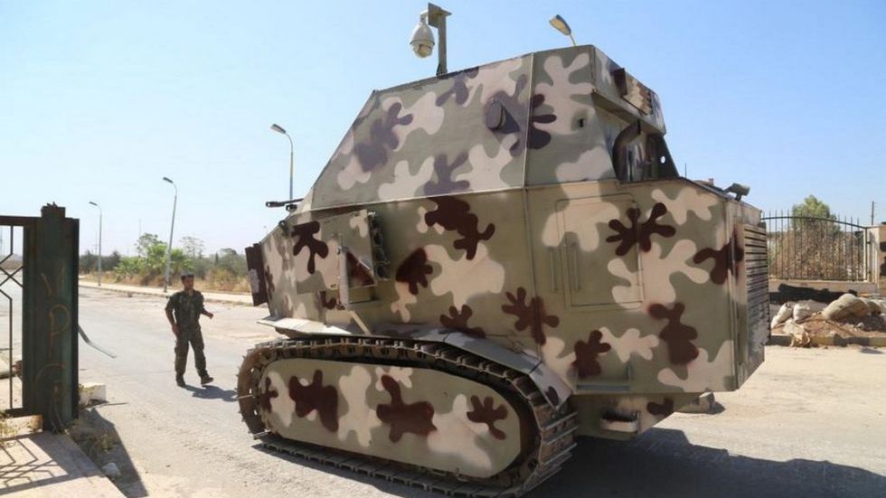 To nie film! Takimi „czołgami” domowej roboty Kurdowie walczą z islamistami z ISIS 1