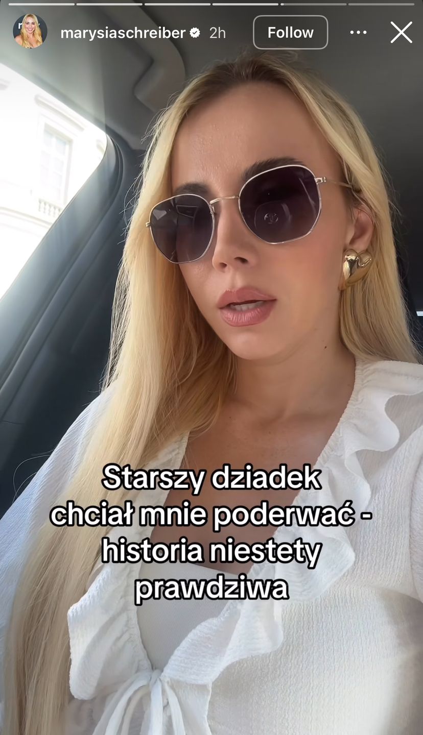 Marianna Schreiber o podrywie ze strony starszego mężczyzny