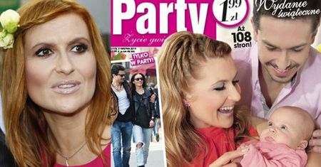 Skrzynecka z dzieckiem na kolejnej okładce! (FOTO)