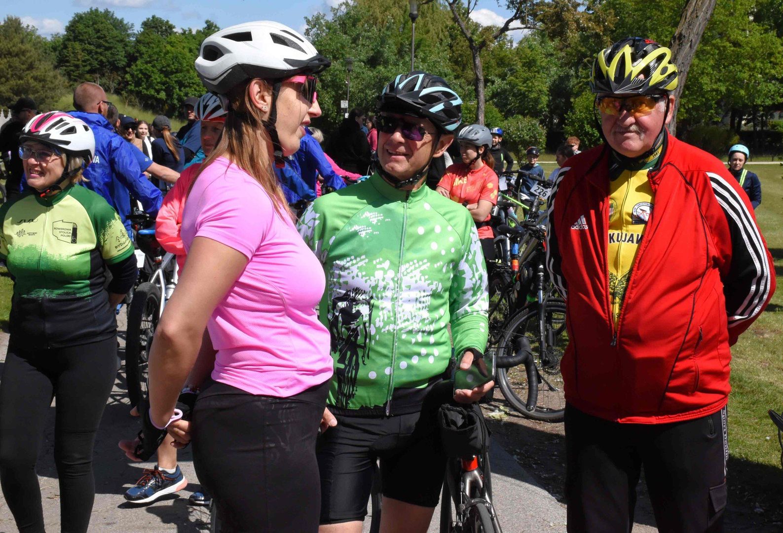 24. 05. 2025. Rajd rowerowy &#34;Śladami Uzdrowiska&#34;. W imprezie zorganizowanej przez gminę Inowrocław uczestniczyło ponad 300 cyklistów.
Autor: Dominik Fijałkowski/Polska Press