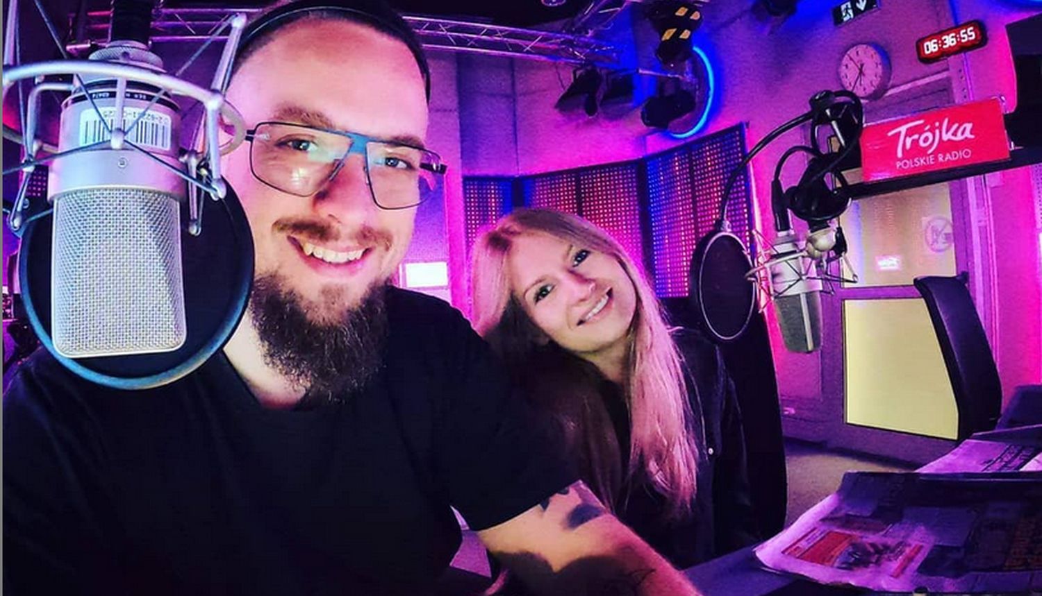 Łukasz Ciechański i Małgorzata Łukowska 
