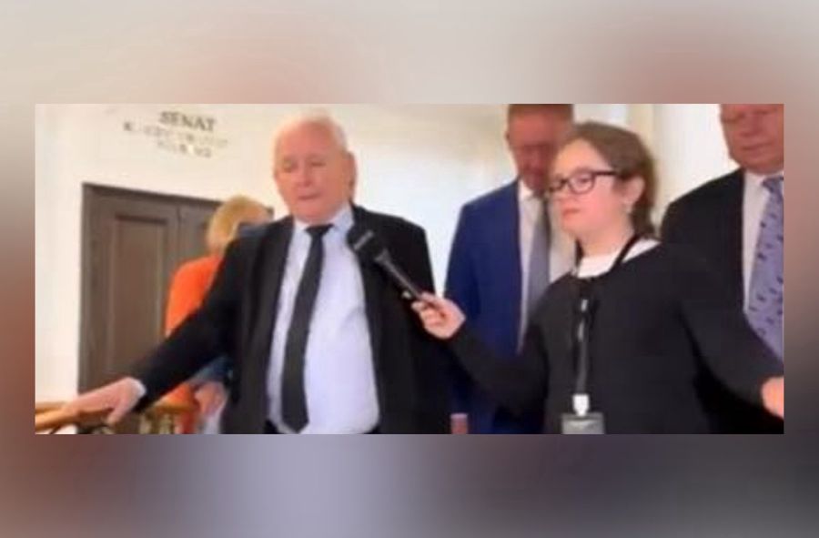 Jaroslaw Kaczynski humiliates 11-year-old reporter: 'Freedom of speech is not for children'