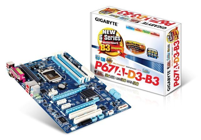 GA-P67A-D3-B3 - kolejna płyta do Sandy Bridge