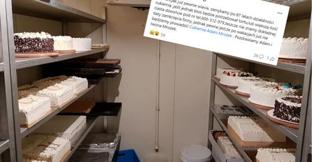 "Już nie mamy siły". Kultowa cukiernia zamyka się po 87 latach