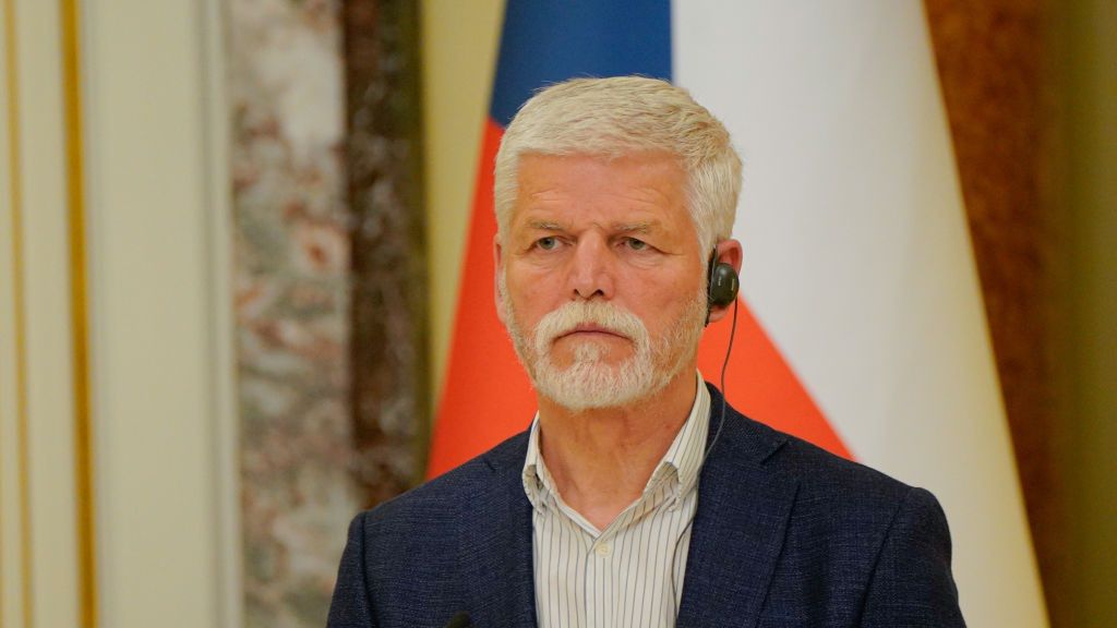 President Of Czech Republic Petr Pavel Visited Ukraine
KYIV, UKRAINE - MARCH 21: President of the Czech Republic, Petr Pavel during a joint press conference with President of Ukraine, Volodymyr Zelenskyi (not pictured) on March 21, 2025 in Kyiv, Ukraine. During his visit to Ukraine, Pavel visited Odesa, where he met with the Minister of Community and Territorial Development of Ukraine Oleksiy Kuleba, and the village of Moshchun in the Kyiv Oblast, where, together with President Zelenskyi, he honored the memory of fallen Ukrainian soldiers. (Photo by Ihor Kuznietsov/Novyny LIVE/Global Images Ukraine via Getty Images)
Global Images Ukraine