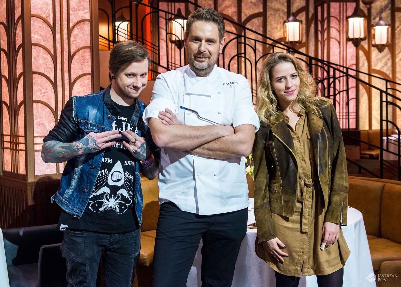 Maciej Dąbrowski (Z Dupy) i Jessica Mercedes w "Hell's Kitchen 5"