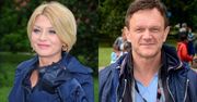 Edyta Olszówska i Cezary Pazura na planie nowego serialu TVN. Aktor zdradził ich słodką tajemnicę [WIDEO]