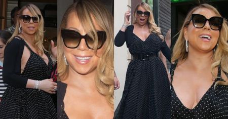 Dorodna Mariah Carey z torebką za 300 tysięcy...