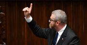 Skandaliczne zachowanie Grzegorza Brauna. Polityk PiS komentuje