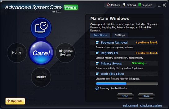 Nowa wersja Advanced SystemCare Free od IObit