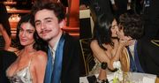 MIŁOŚĆ KWITNIE. Kylie Jenner i Timotheé Chalamet nie szczędzili sobie czułości na Złotych Globach