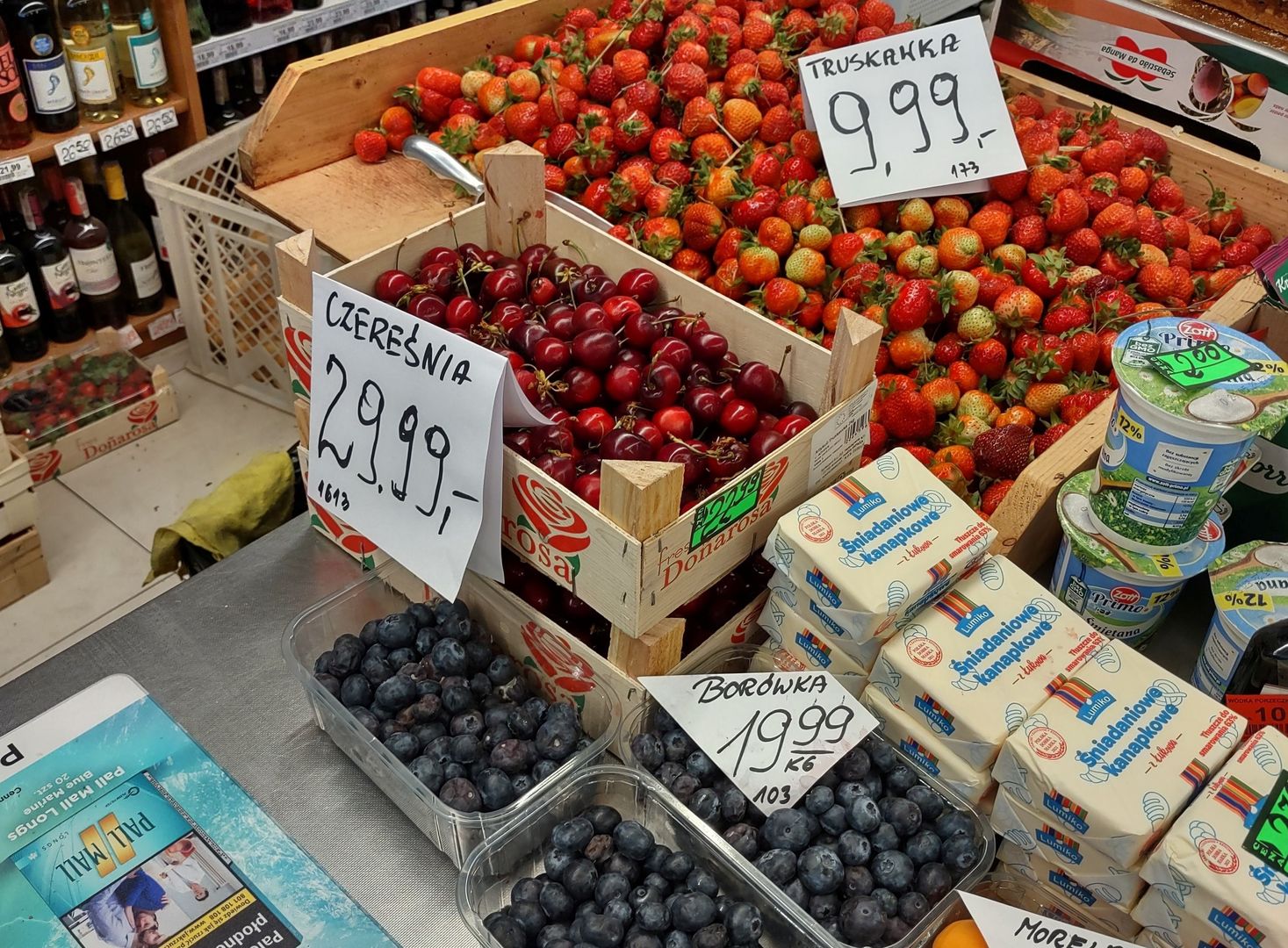 Zaskoczeni? Oto obecna cena czereśni. Zdjęcie z Piekar Śląskich