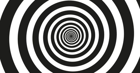 Wpatrz się uważnie w spiralę. Efekt cię zaskoczy
