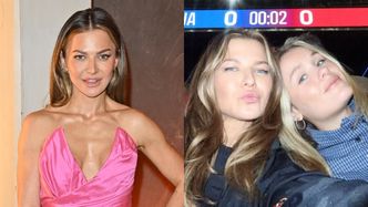 Anna Lewandowska pielęgnuje nową przyjaźń z hiszpańską WAG na meczu FC Barcelona (FOTO)