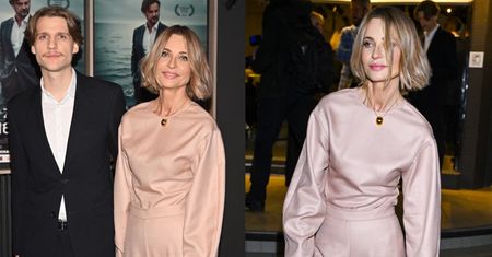 RZADKI WIDOK: Aneta Kręglicka zabrała 25-letniego syna na premierę. Aleksander odziedziczył urodę po mamie? (ZDJĘCIA)