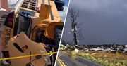 Tornado uniosło autobus. Przerażające sceny z USA