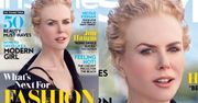 Wyprasowana twarz Nicole Kidman na okładce "Instyle"... (FOTO)