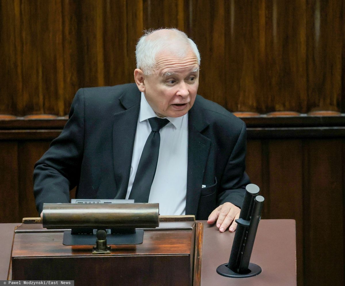 Na zdjęciu wicepremier Jarosław Kaczyński