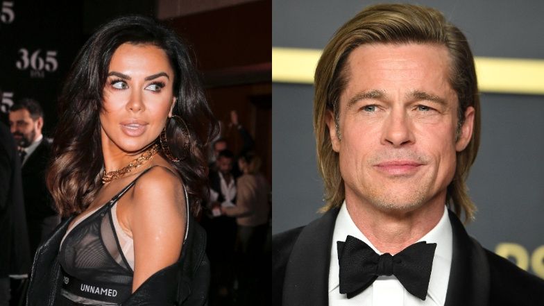 Natalia Siwiec obok Brada Pitta